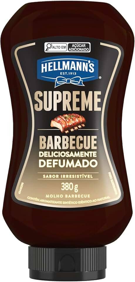 Molho Barbecue Defumado Hellmann's Supreme Squeeze 380g