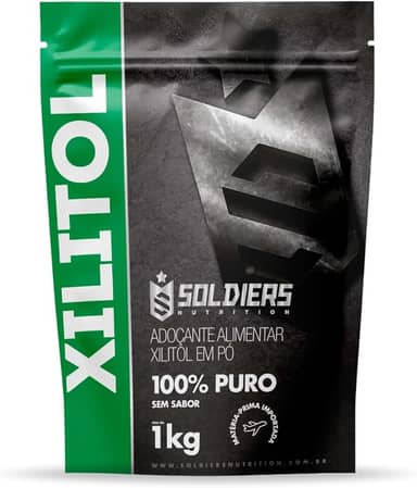 Soldiers Nutrition - Xylitol 1Kg - 100% Puro Importado