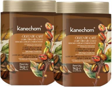 Máscara Condicionante Óleo de Café com Óleo de Coco 1kg Força, Crescimento e Nutrição (Kit c/ 2)