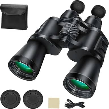 Binóculo Profissional Super Alcance com Lente Objetiva 20x50 Visão Alargada