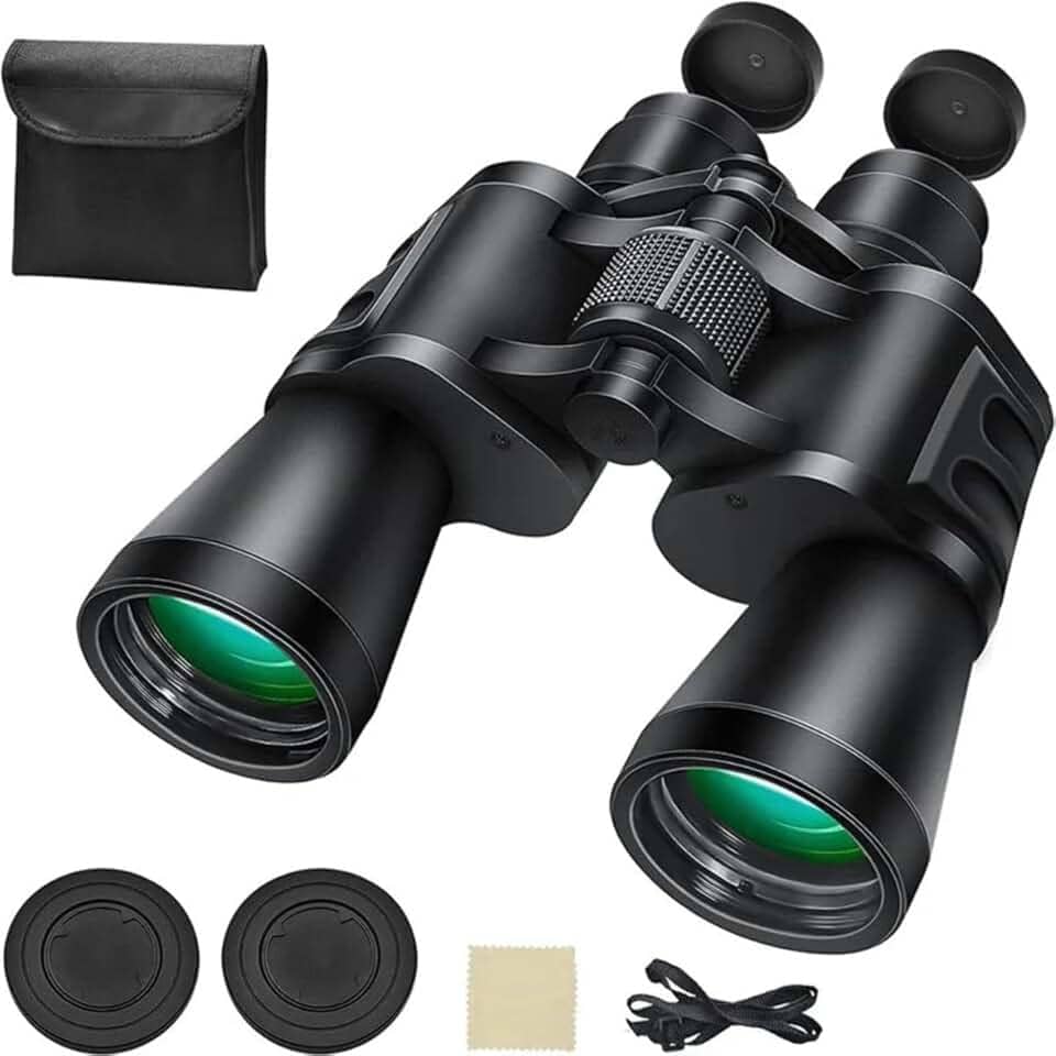 Binóculo Profissional Super Alcance com Lente Objetiva 20x50 Visão Alargada