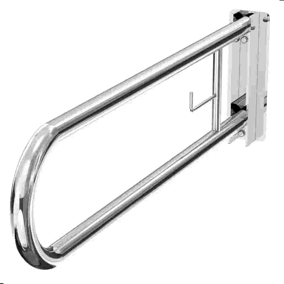 Barra de Apoio Para Sanitário Articulada Com Papeleira