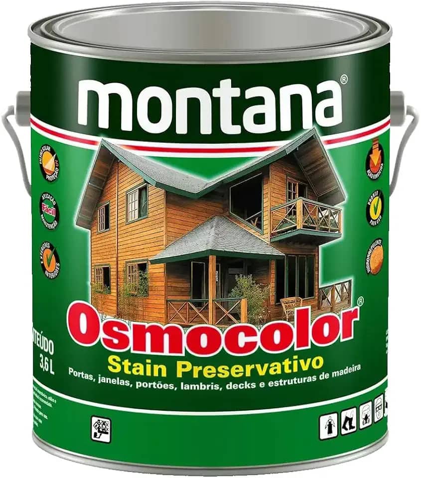 Osmocolor Montana Stain Incolor Uv Glass Madeira 3,6lt