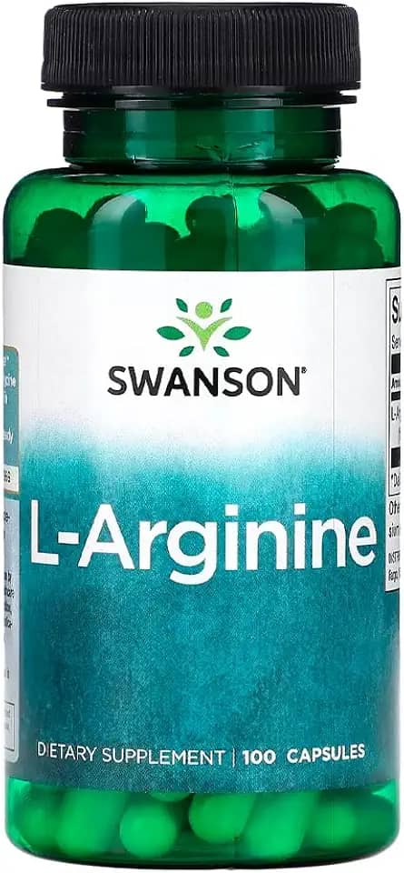 L-Arginina 500mg Swanson 100 Capsulas Importado