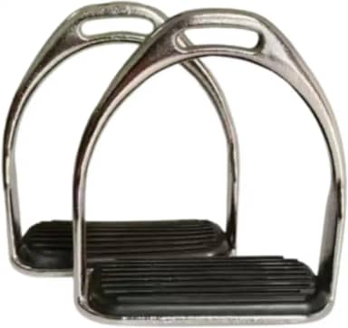 kowaku Estribos para cavalos Estribos para sela de mangueira com almofada antiderrapante Acessório para entusiastas de atividades ao ar livre Apoio para os