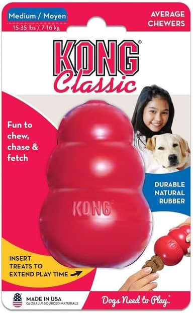 Brinquedo Recheável Para Cachorros Kong Classic Médio