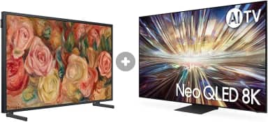 Samsung AI TV 65' Neo QLED 8K 65QN800D 2024 + Smart TV 32' QLED The Frame 32LS03C Combo