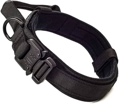 Coleira para Cachorro Grande e Forte MADOG Comander (G, PRETO)