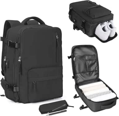 Mochila de viagem grande, bagagem de mão, mochila impermeável para fazer trilha e esportes ao ar livre, mochila escolar