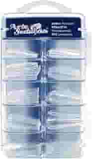 Unhas Postiças Realista Transparente, 100 Unidades, Arte Sedução