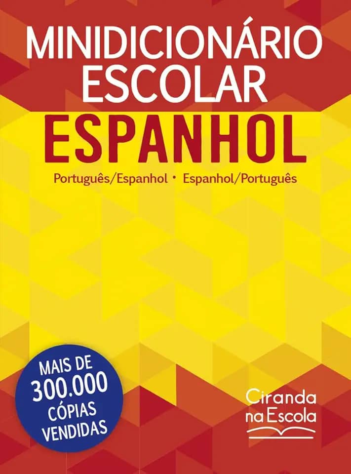 Ciranda Cultural Minidicionário escolar Espanhol (papel off-set): Português - Espanhol, Laranja