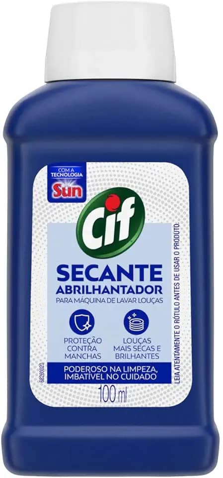 Cif Secante Abrilhantador Para Máquina De Lavar Louças 100Ml
