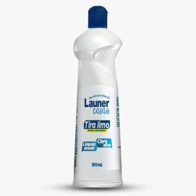 Launer Casa Tira Limo, Limpa Rejunte com Cloro Ativo, Remove Manchas de Limo e Mofo 500ml