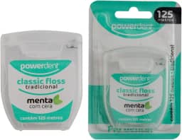 Power Dent Fio Dental Classic Floss Tradicional 125 M Menta