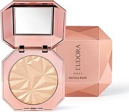 Eudora Make Iluminador Compacto Metals Rosé 5g