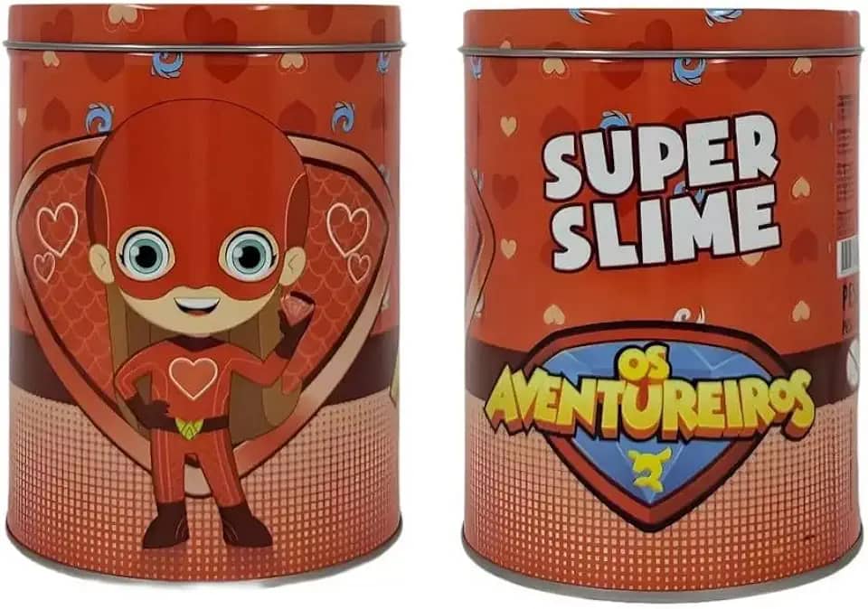 LATÃO SLIME AVENTUREIROS - VERMELHO - GI - GELASTICA