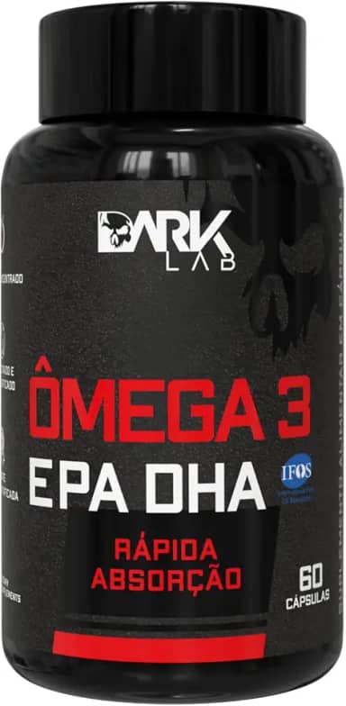 Ômega 3 EPA DHA, Dark Lab, 60 Cápsulas