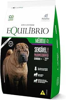 Equilíbrio Super Premium Cães Ração Cães Equilibrio Raças Médias Adulto Sensível Cordeiro 12Kg