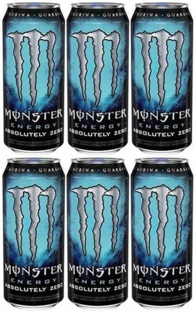 Pack de Monster Absolutely Zero LT 473ml - Unidade 6 unidades