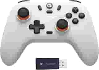 Controlador sem fio GameSir Nova Lite 2.4g para PC com Windows, iPhone, Android, Switch e Steam Deck, Controle Bluetooth Gamepad com gatilho de efeito Hall, Turbo, vibração Rumble(Nova Lite(Branco))