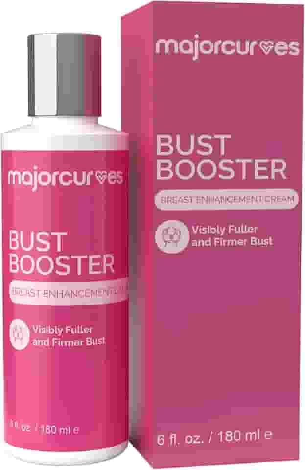 Major Curves Creme Para Aumento Dos Seios Bust Booster, Fórmula Firmadora E Lifting Curvas Maiores, Mais Cheias Arredondadas, Intensificador Natural Mulheres