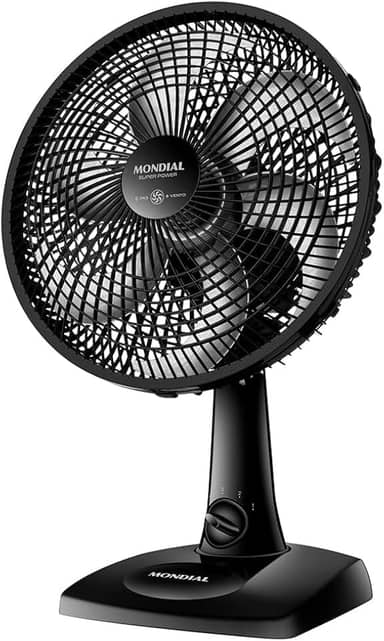 MONDIAL Ventilador de Mesa 30cm Super Power, Preto, 60W, 220V - VSP-30-B