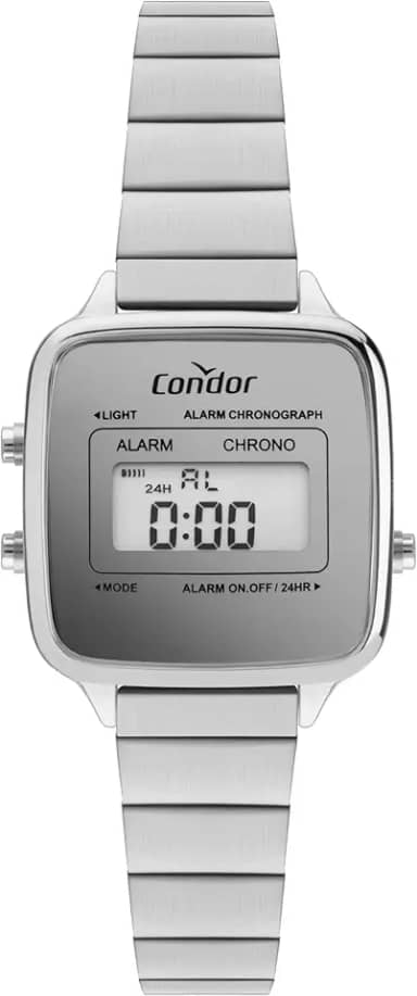 Relógio Condor Feminino Digital Prata - COJHS512BAA/4K