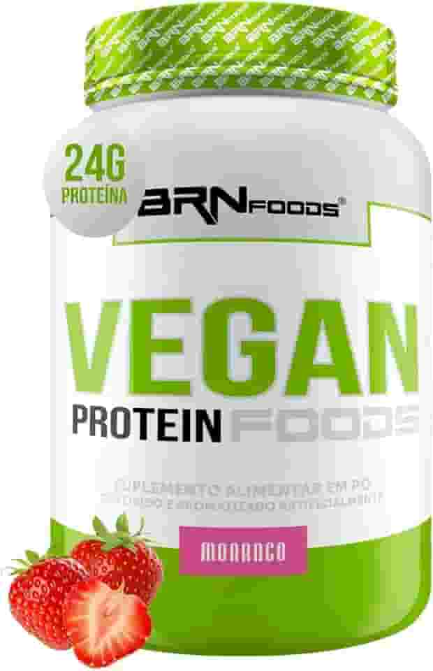 Vegan Protein Morango 900g - BRN Foods
