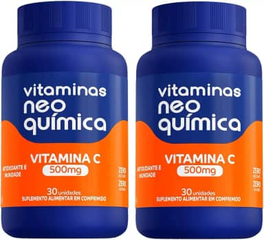 Kit 2 Vitamina C 500mg 30 Cápsulas - Neo Química