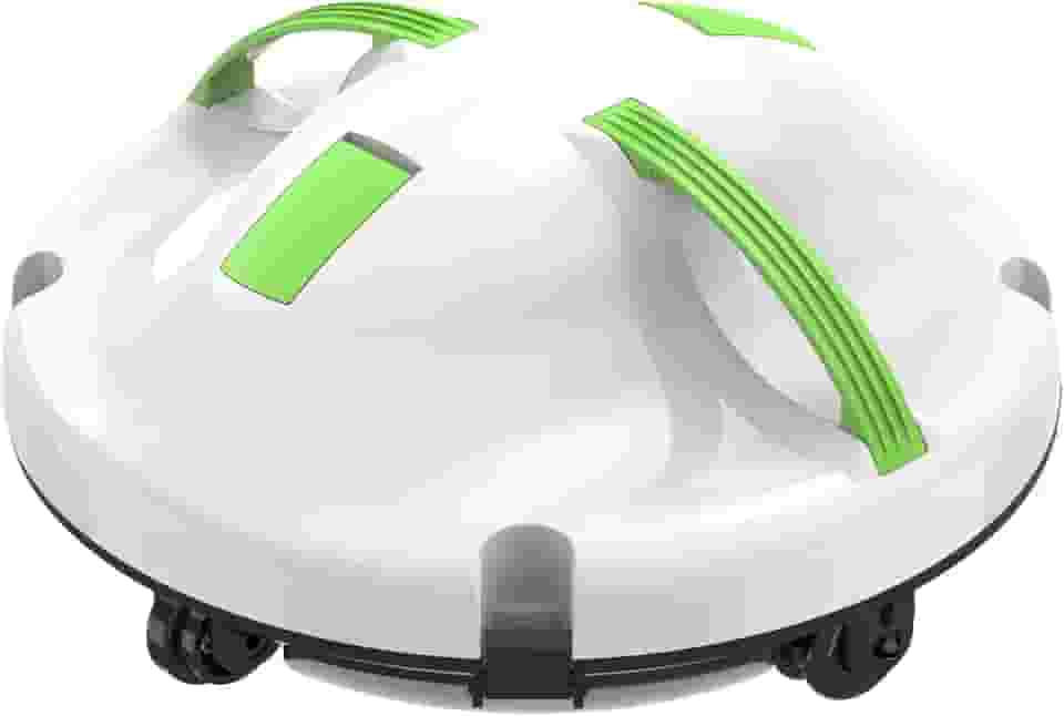 Baopilong Limpador de piscina robótico sem fio 2025 - Aspirador automático de piscina de 120 minutos para piscinas acima do solo e piscinas planas de até 1000 m², limpador de piscina robô com