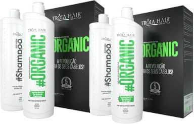 2 Kit Organic Troia Hair Selagem Inteligente Livre de Formol