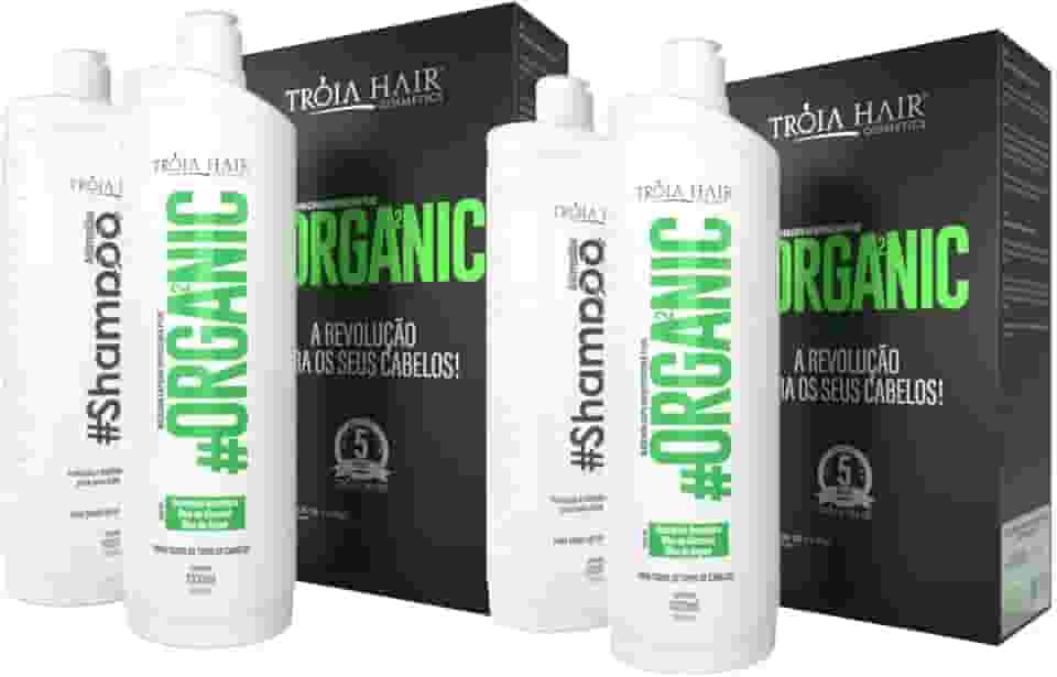 2 Kit Organic Troia Hair Selagem Inteligente Livre de Formol