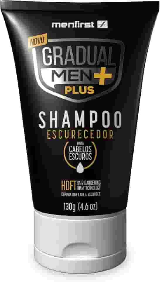 Shampoo Escurecedor de Cabelo Gradual Men PLUS - Potente e Rápido - Escuro - 1.3E+2 ml