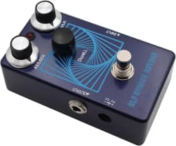 SPYMINNPOO Efetor de Reverb de Guitarra, Reverb de Reverb da Mola Analógica Pedal PRE Ajustável pré -atraso para Sons Experimentais de Jazz de Rocha