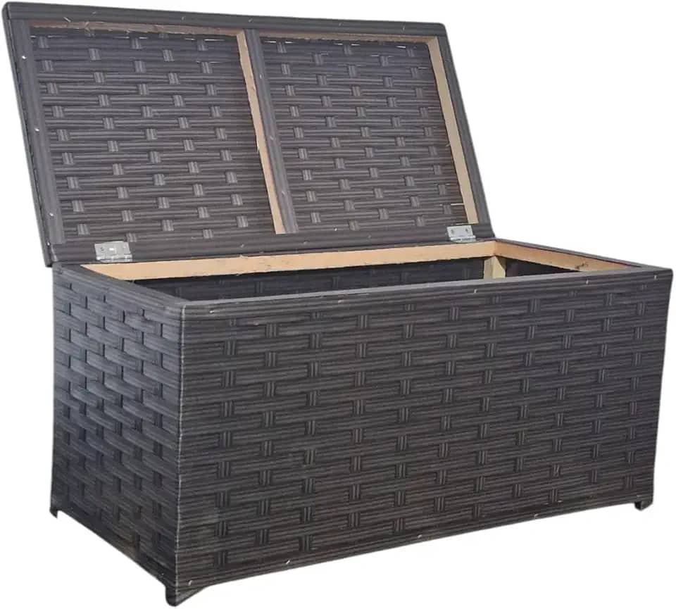 Baú Decorativo para Armazenamento/Organizador Multiuso horizontal 60x30 (ARGILA)