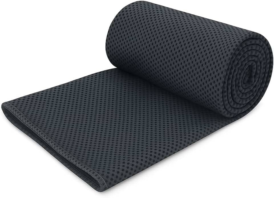 Toalha Microfibra Grande 150x80cm Ultrafina – Alta Absorção, Secagem Rápida e Super Absorvente | Compacta, Ultra Leve, Ideal para Academia, Acampamento, Natação, Piscina e Praia. (Cinza Escuro)