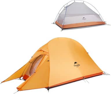 Naturehike Barraca Cloud-Up para 1 pessoa, leve para mochila para um homem, barraca impermeável ultraleve para uma pessoa para acampamento, caminhada, mochilão