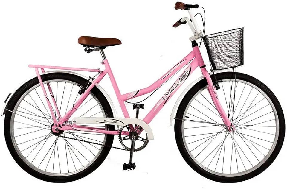 Bicicleta de Passeio KLS Retro Aro 26 com Freios V-brake