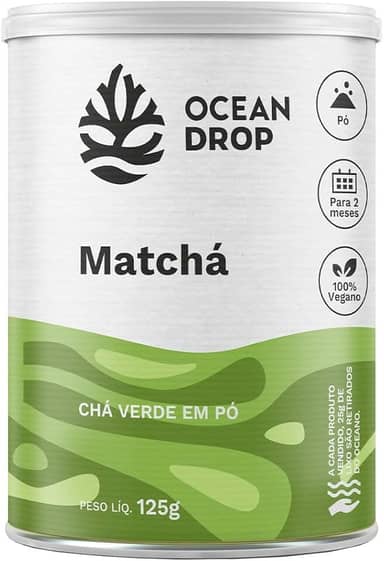 Matchá em pó 125g - Ocean Drop