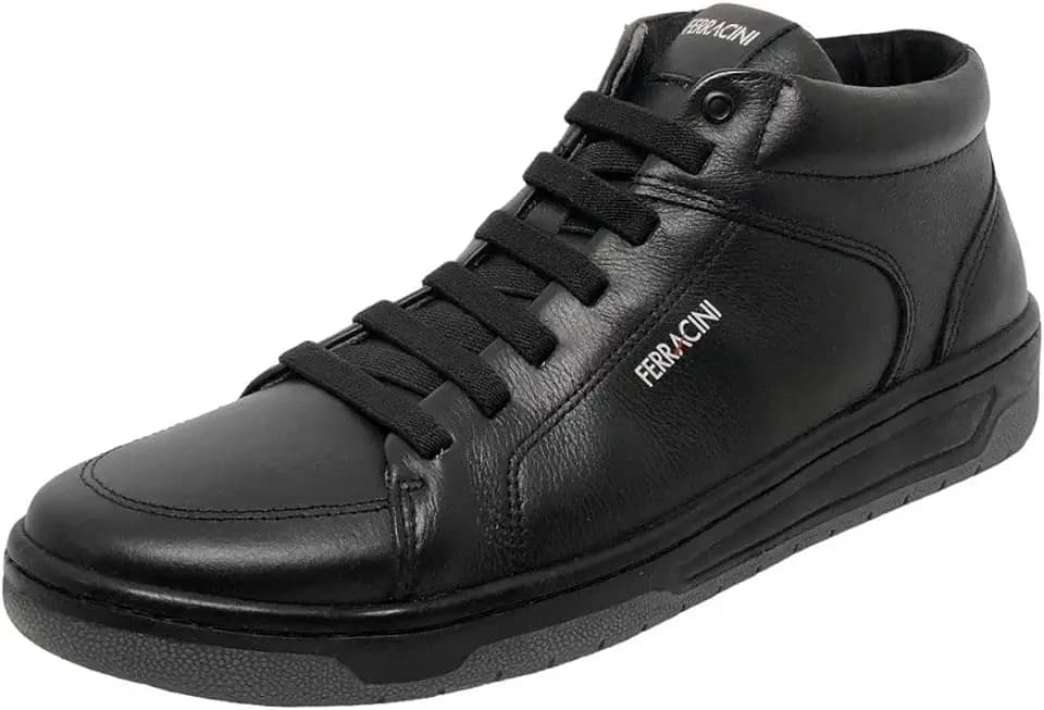 Tênis Masculino Cano Médio Caramelo Ferracini 8053-617D