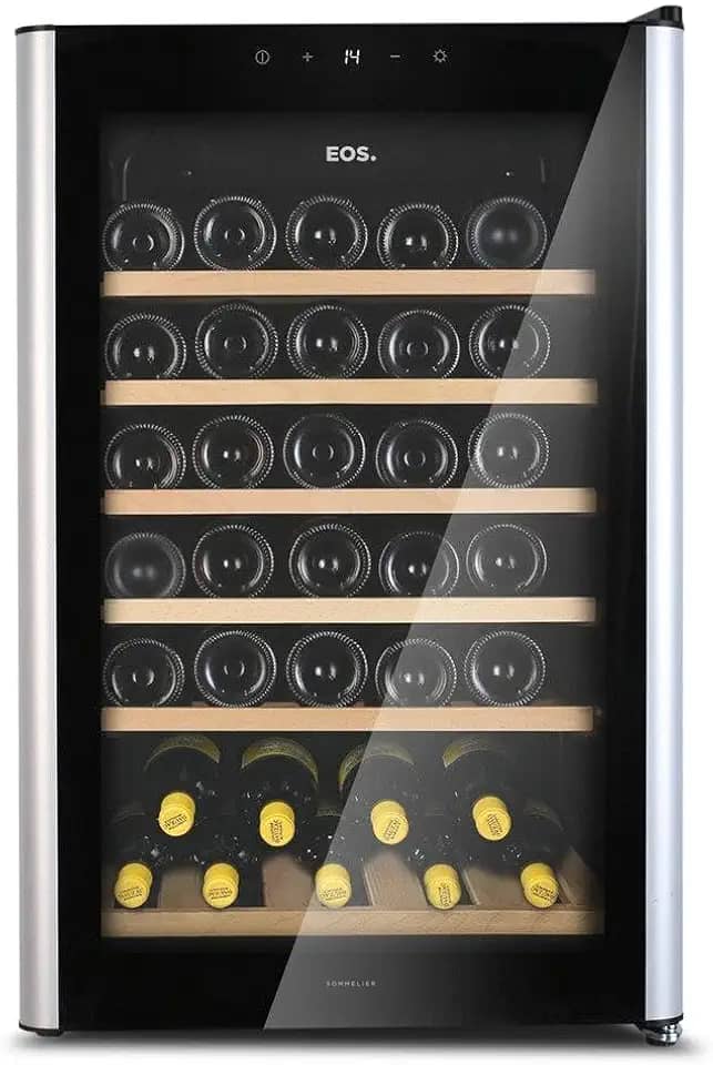 Adega Climatizada 49 Garrafas EOS Sommelier com Painel Touch e Compressor EAC49E 220V