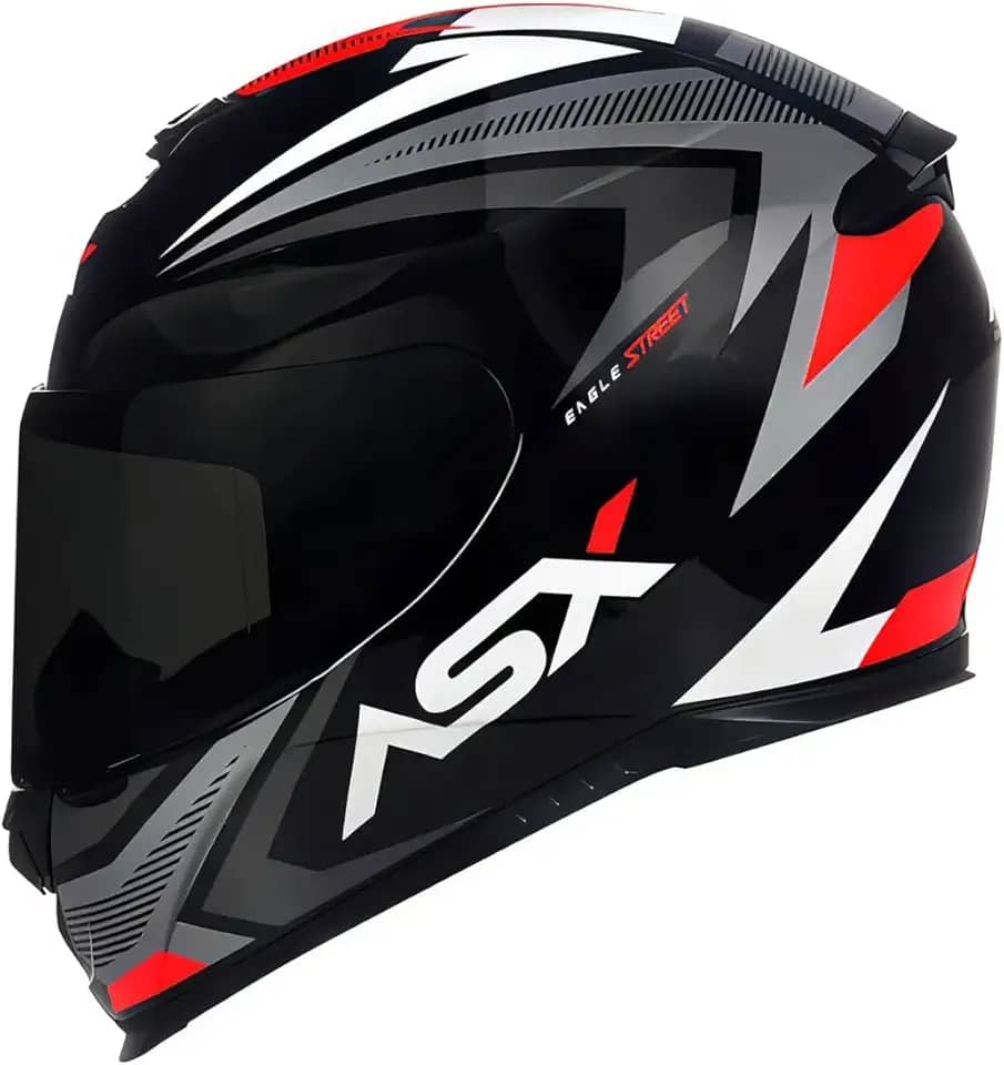 Capacete Asx Axxis Eagle Street Feminino Masculino Cor Grafite + Viseira Fumê (58)