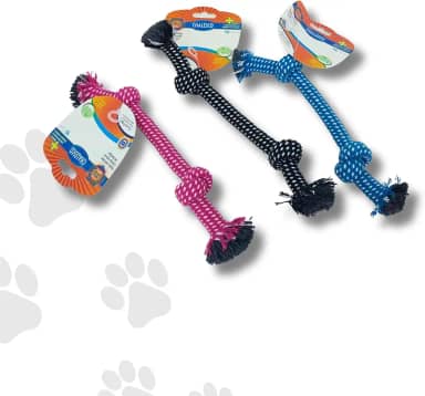 Chalesco Brinquedo de Corda Rope No para Cães (Cor Sortida)