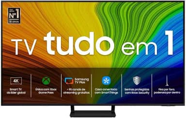 Samsung Smart TV 55' QLED 4K 55Q70D - Tecnologia de Pontos Quânticos, Upscaling 4K AI, Painel até 120Hz