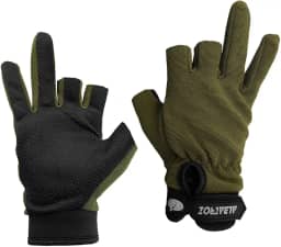 Luvas De Pesca Para Homens E Mulheres Design Respirável Antiderrapante De Três Dedos Dois Ao Ar Livre