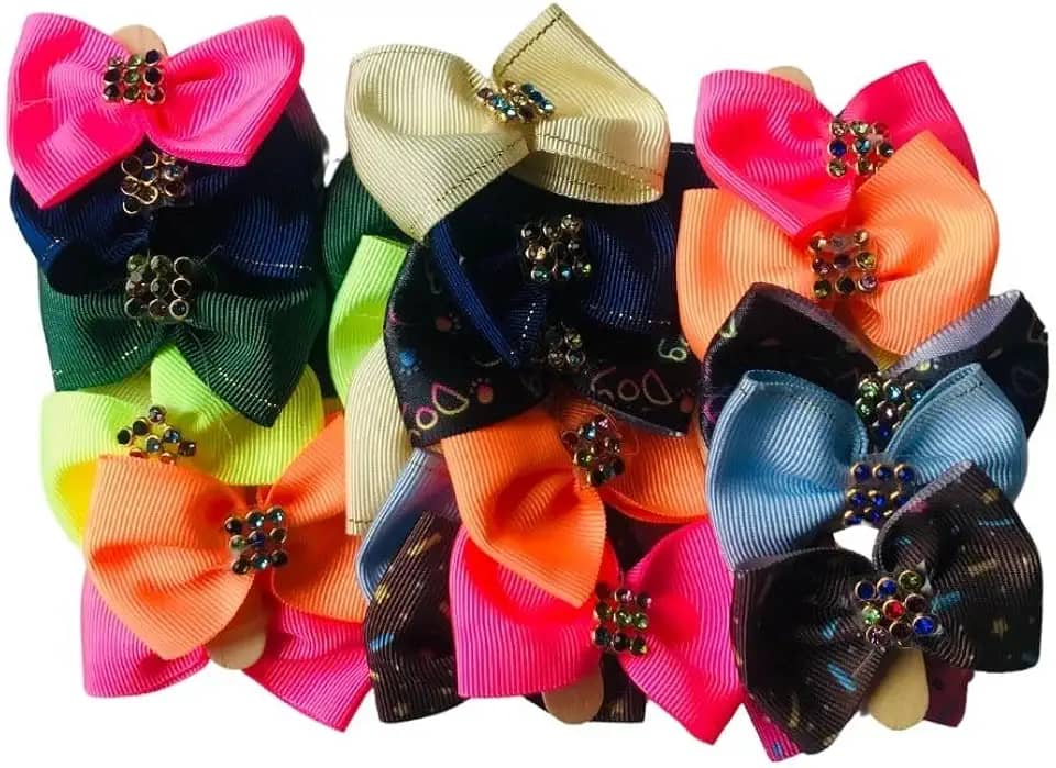 MY PET BRASIL Laço 24 Strass - 30 Un