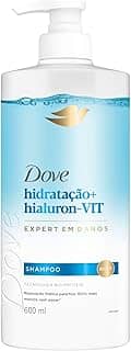 Dove Shampoo Hidratação + Hialuron-Vit 600ml Pump