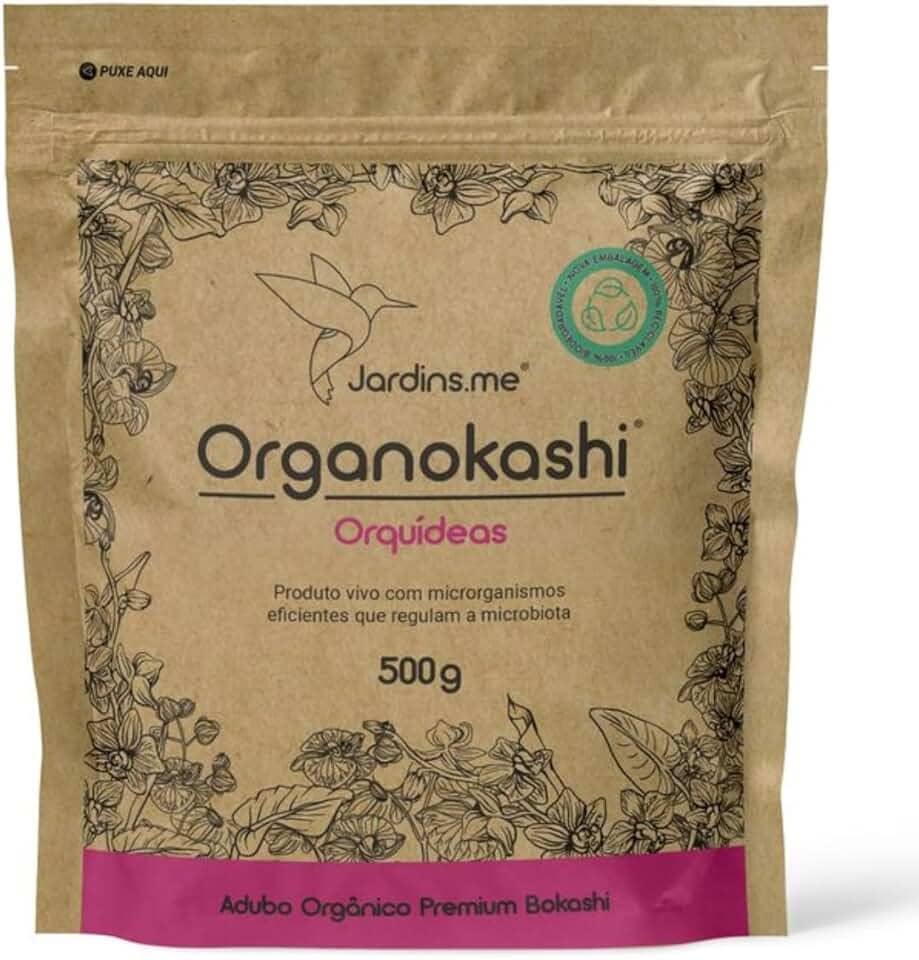 Organokashi Bokashi Adubo para Orquídeas 500g JARDINS.ME