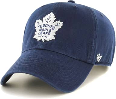 Boné ajustável da marca 47 - Clean UP Toronto Maple Leafs azul-marinho, azul, tamanho único