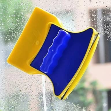 Limpador de Vidros Magnético Profissional Duas Faces com Corda de Segurança Sistema de Limpeza Dupla Face para Janelas